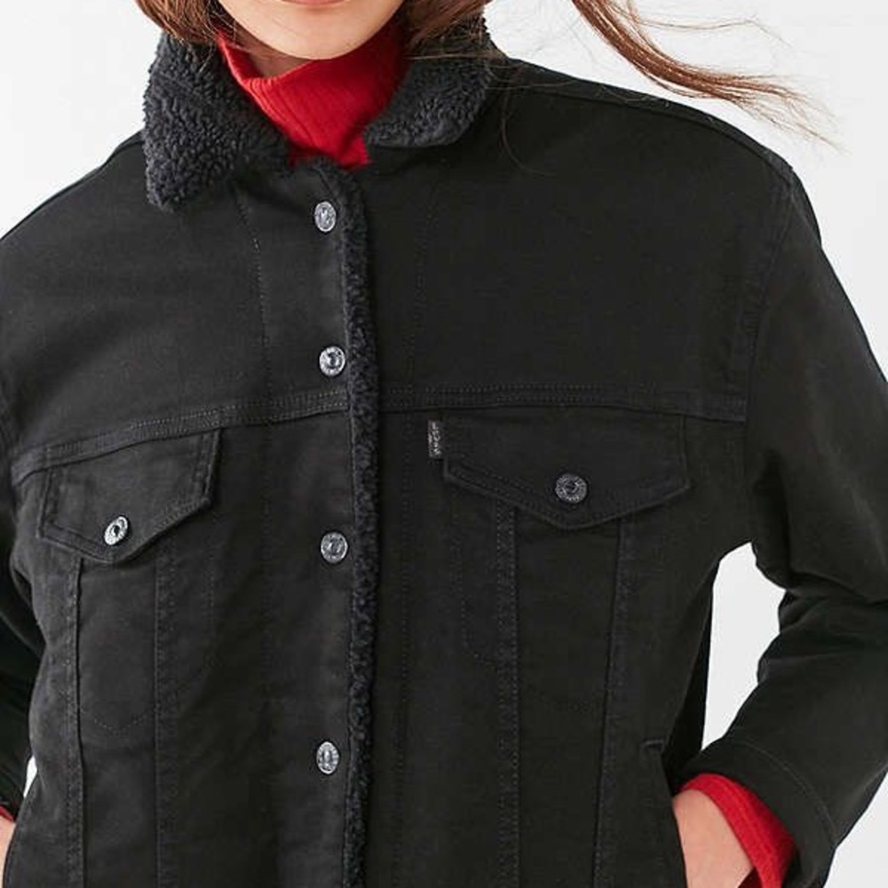 Levi’s Sherpa Trucker Denim Jacket XS
